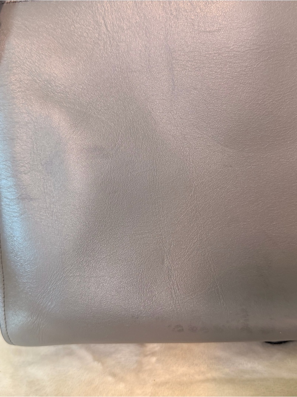 Coach Grace Colorblock Leather Satchel in Black, Gray & White - Picture 4 of 16